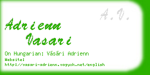 adrienn vasari business card