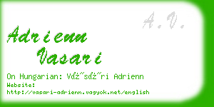 adrienn vasari business card